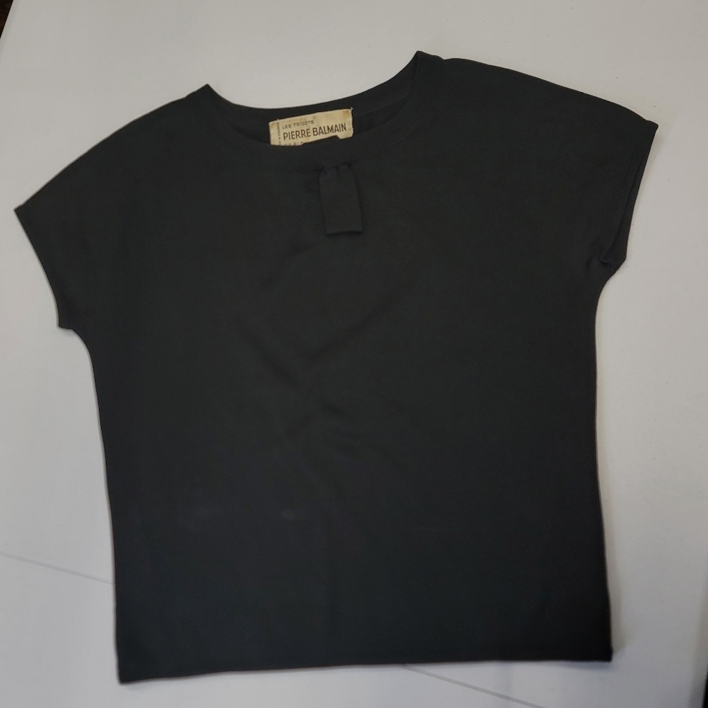 Pierre Balmain Tricot Basic Vintage  Blouse